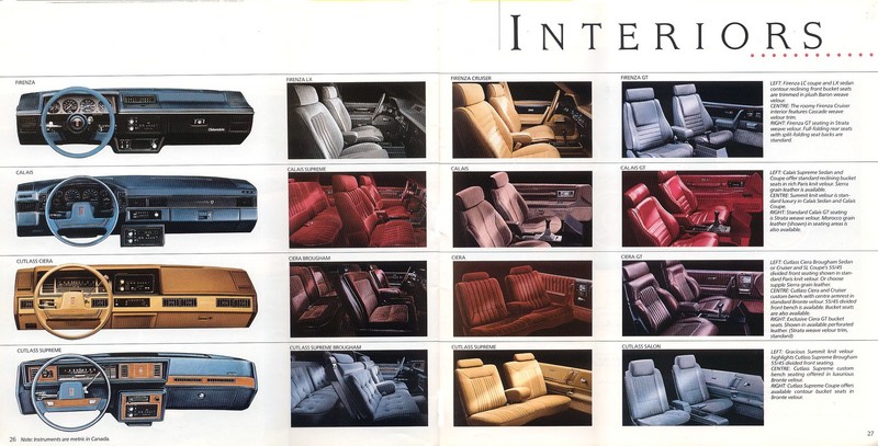 1987 Oldsmobile Mid-Size Brochure Page 11